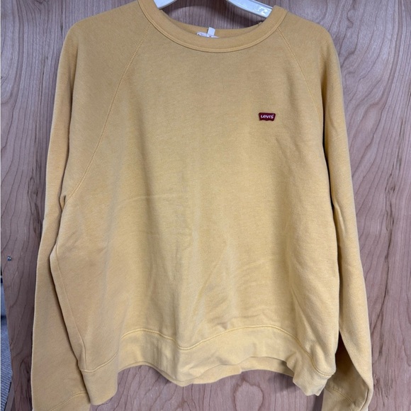 Levi's Other - Levi's Yellow Crewneck Sweater Soft Cotton Casual